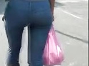 BBW Caminando Sexy Grandes nalgas - Big Butt walking