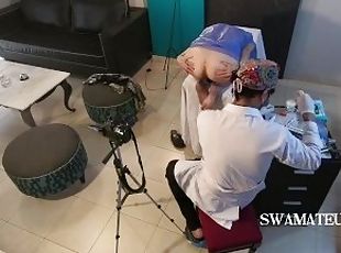 GYNO - DOCTOR - ANAL CHECK - MEDICAL EXAM - TEEN EXAM - PROCTO - SWAMATEURCOUPLE