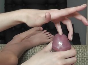 Finger play with peehole