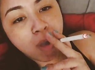 Miss Dee Nicotine Fetish Smoking for Her Fans #15