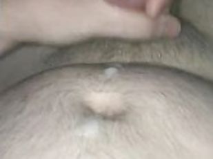 Cum on my belly