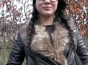 PublicAgent Emo chick has sex in the woods