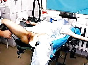 Gyno exam in hospital