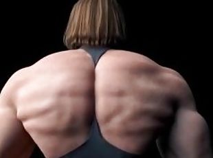 Female Muscle Growth Animations by Kycolv