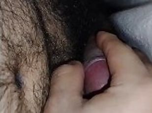 Masturbating under the sheets hiding from roommates