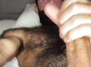 papa, poilue, masturbation, amateur, énorme-bite, gay, solo, boules, pappounet, musclé