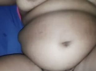 Fucking my bbw neighbor, she ate her squirt