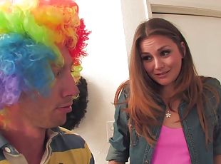 Big Butt Allie Humped By Clown