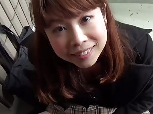 Asian teen strokes vag