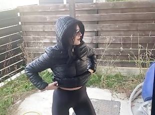 Cum on puffy jackets compilation