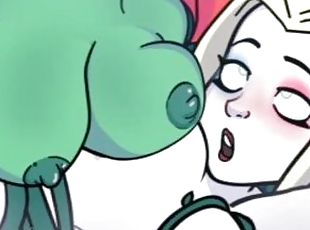 harley quinn and poison ivy Lesbian sex