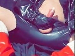 Amatori, Jet de sperma, Gay, Laba, Fetish, Latex, Solo, Cizme, Pula, Cauciuc