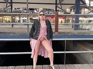 public, chatte-pussy, amateur, milf, cam, voyeur, culotte, blonde, clignotant