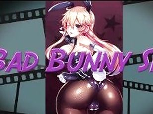 Bad Bunny Sins Anal Tail Blowjob Audition