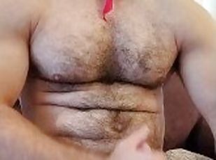 Papa, Poilue, Masturbation, Mature, Ejaculation sur le corps, Ejaculation, Solo, Pappounet, Musclé, Ours