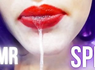 ASMR ???? SALIVA ???? SPIT ????