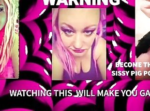 Jerk it with the Sissypig and become a sissypigg