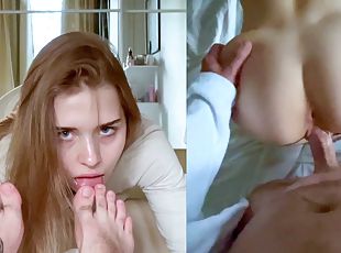 takaapäin, kolutyttö, amatööri, suihinotto, teini, kova-seksi, hieronta, jalat, pov, nuori-18