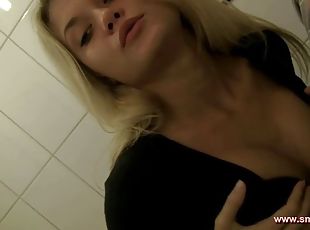 Olya adventure in the bathroom