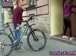 Dutch teen rides dick