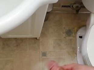 Pissing all over the bathroom