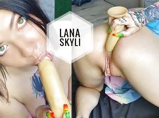 takaapäin, masturbaatio, laiha, anaali, teini, kotitekoinen, eka-kerta, luonnollinen, söpö, dildo