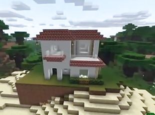 How to build a one colour Villa in Minecraft