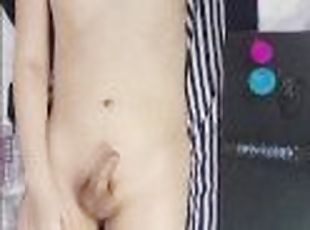 asiatique, masturbation, transsexuelle, amateur, ados, jouet, petite, petits-seins