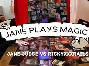 Jane Plays Magic Episode 1- Gollum vs Emmara, Gisa and Geralf vs Odric with Jane Judge and Rickyx