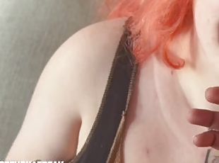 Big tit Adrena calls me over to ???? and play in her tits and tonsils while bf is gone n