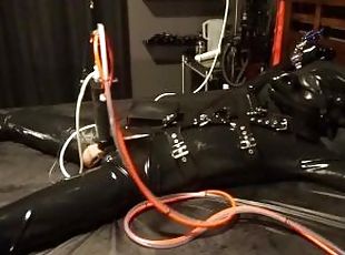 amatør, bøsse, bdsm, maskiner, fetish, bondage, mælk, bind-for-øjnene, gummi