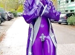 public, amateur, kinky, fétiche, latex, solo, nonne, poupée, masque, caoutchouc