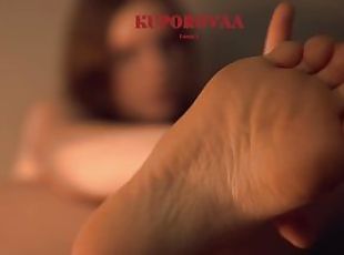 ASMR delicate feet are asking you to smell them / Kuporovaa Krupa