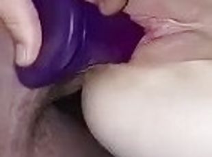 Double Penetrating fun with boyfriend & toy