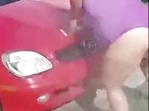 Hardywood Washing Husband Car BBW!!! She Still Seeking a Cute BF with Big Dick!!!$