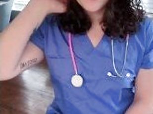 enfermera, transexual, doctor, corrida, mona, hospital, morena