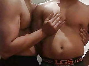 asiatique, mamelons, gay, branlette, massage, musclé