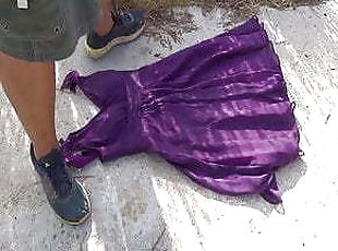 piss on purple 4 dress