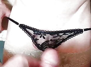 Cumming on a Panty bulge