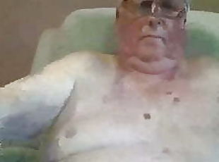 grandpa stroke on webcam