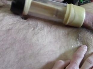 masturbation, amateur, ejaculation-sur-le-corps, jouet, solo, bite