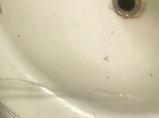 PISSING PEEING ALL OVER BATHROOM IN SINK ON TOILET ON FLOOR WATERSPORTS DADDYREVAN