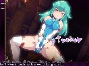 Futanari lesbian girl masturbating his penis hentai galery