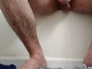 banhos, pai, anal, gay, bochechuda, sozinho, depilada, branco, tatuagem, urso