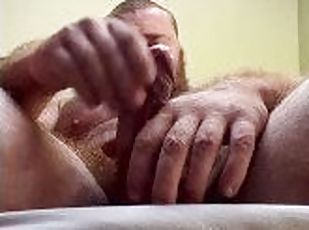 Beefy Hairy Bodybuilder Thick Veiny Cock Jerk Offs In Large Condom OnlyfansBeefBeast Big Dick Bear