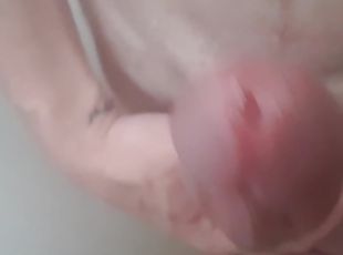 bad, masturbation, amatör, gigantisk-kuk, tonåring, ung18, blond, dusch, ensam, vått