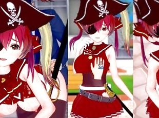 ???????????VTuber ?????3DCG???????(?????Youtuber)[Hentai Game Koikatsu! Houshou Marine (Anime 3DCG V