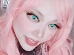 pink hair girl dance mmd streamer gamer twitch girl hot asian