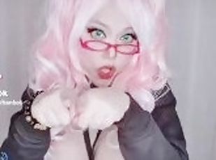 pink hair egirl dance mmd streamer gamer twitch girl hot asian