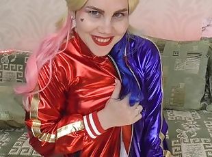 Harley Quinn masturbates and cums hot. DC Comics - Suicide squad